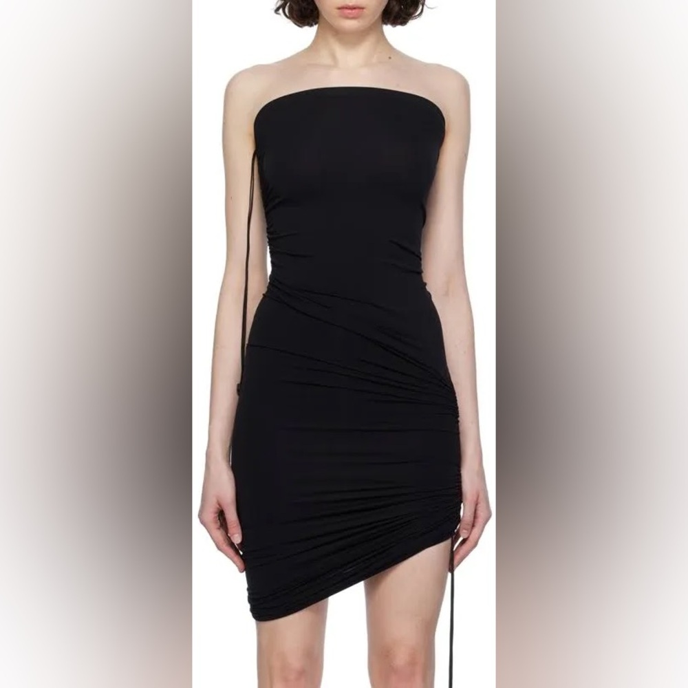 Wolford Black Fatal Draping Dress